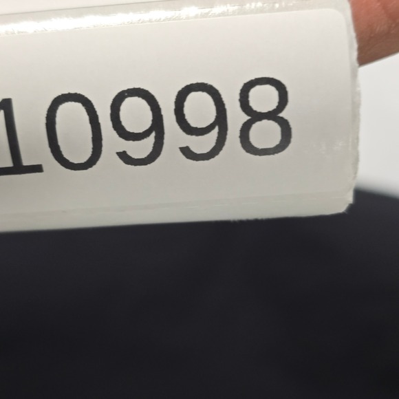 Lands End Womens 1X Black Hooded Rain Jacket Water Resistant Parka Coat 16W-18W - Picture 9 of 9